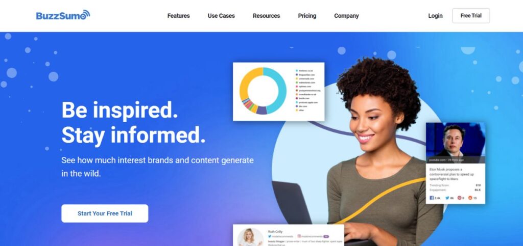 BuzzSumo-AI Social Listening Tools