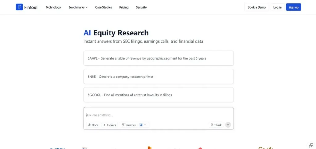 Fintool-AI Tools for Financial Research