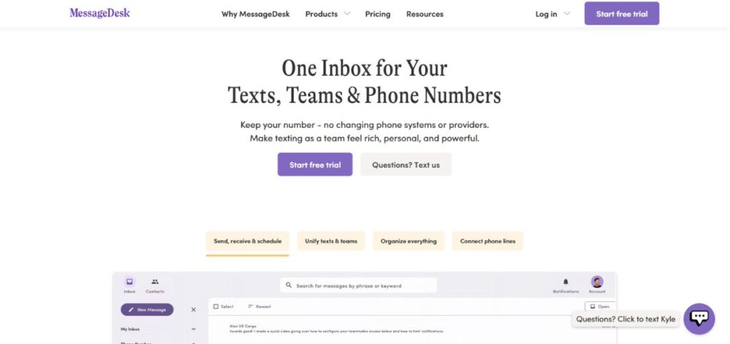 MessageDesk -SMS Marketing Software