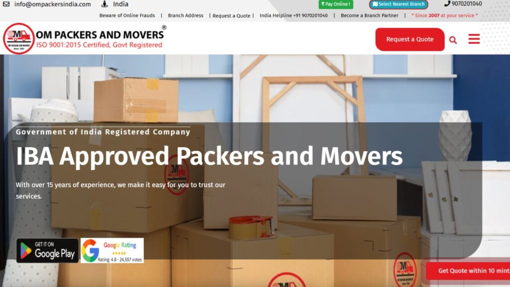 Packers And Movers in Mumbai