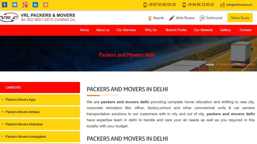 Packers And Movers in Mumbai