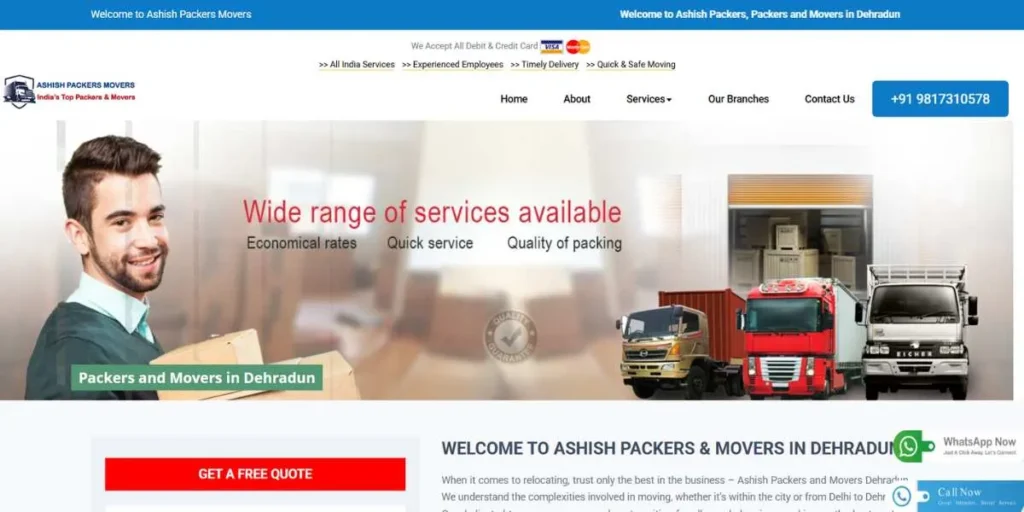 Packers and Movers in Dehradun