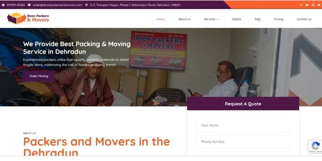 Packers and Movers in Dehradun