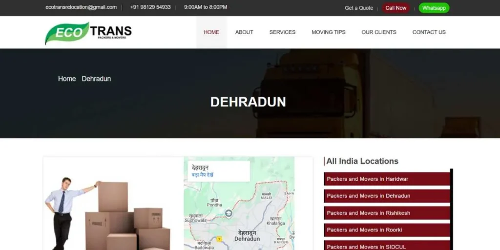 Packers and Movers in Dehradun