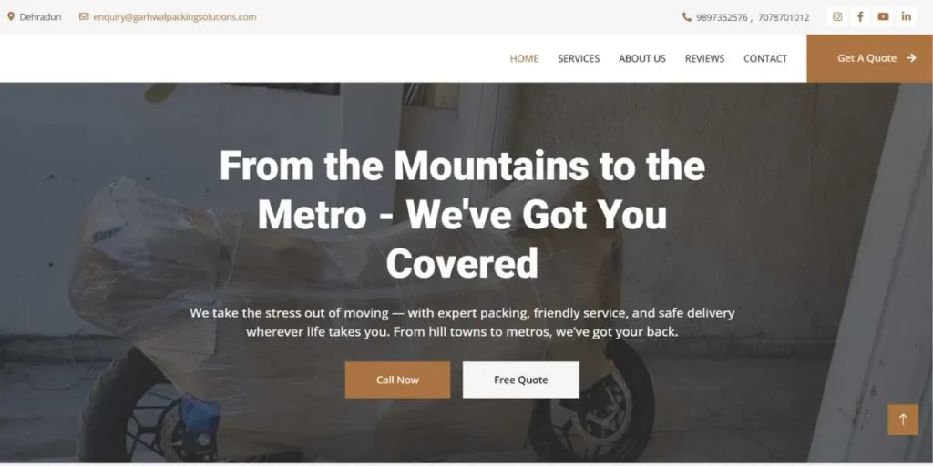 Packers and Movers in Dehradun