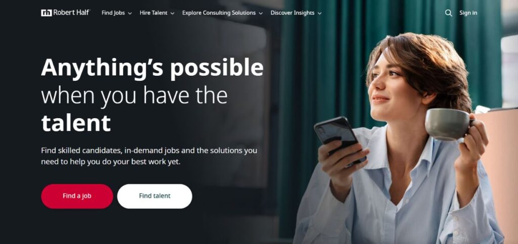 Robert Half-Staffing Agencies for Remote Jobs in USA