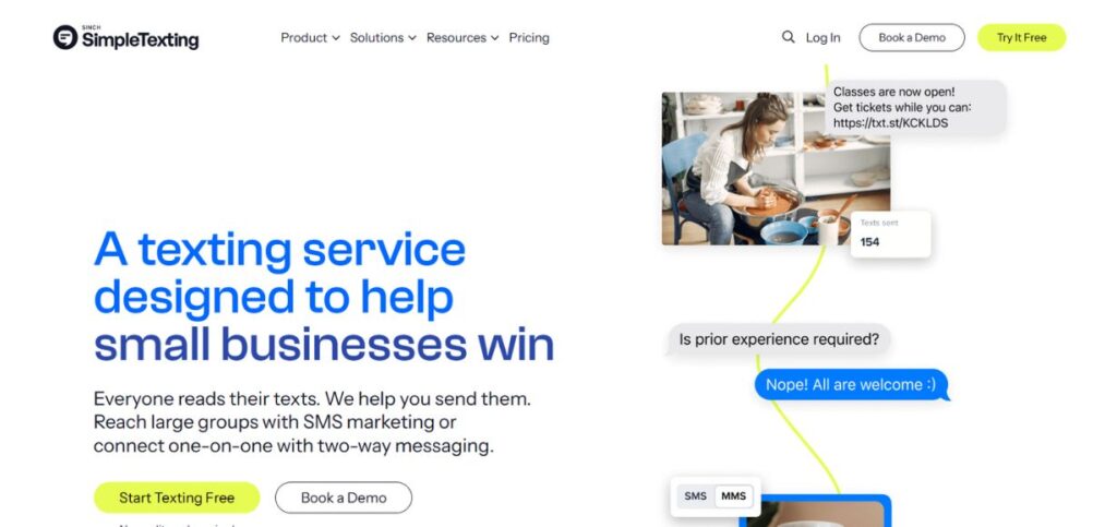 SimpleTexting-SMS Marketing Software