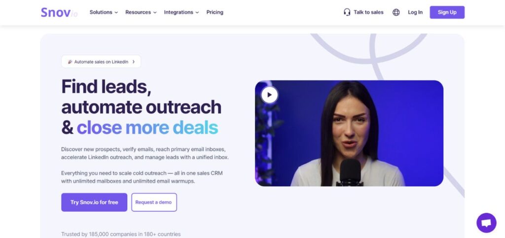 Snov.io-Free Email Lookup Tools for Startups