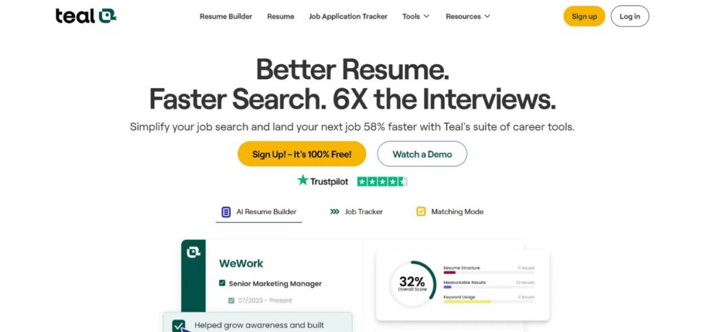 Teal Career Platform-AI Job Search Tips