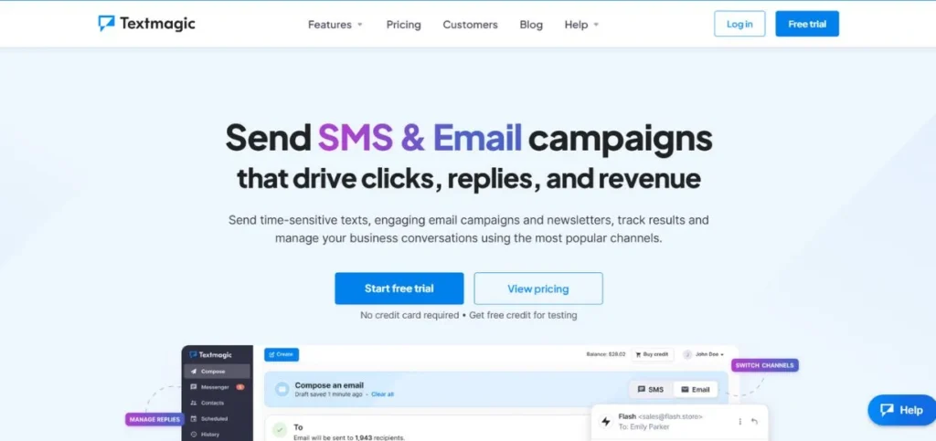 TextMagic CRM-CRM Software With Texting