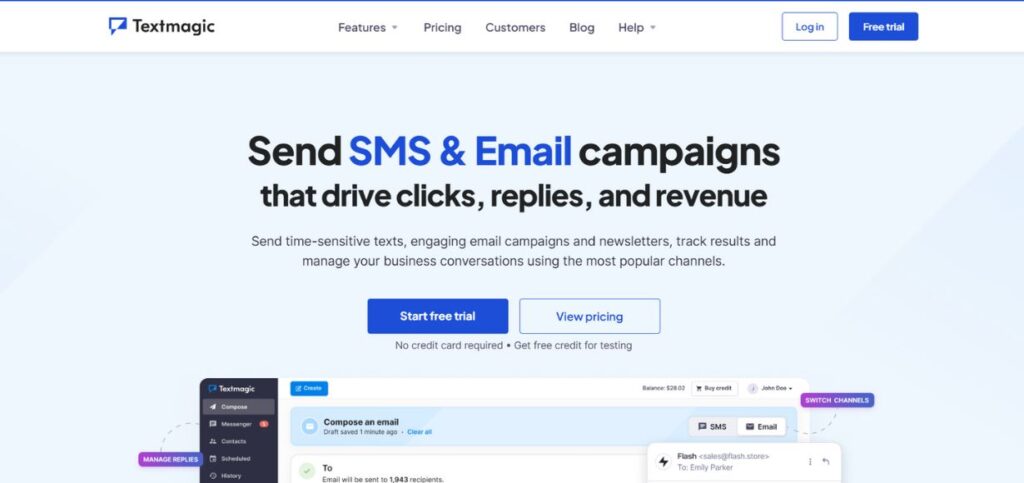 TextMagic-SMS Marketing Software