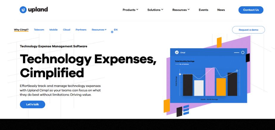 Upland Cimpl - Best Telecom Expense Management Software
