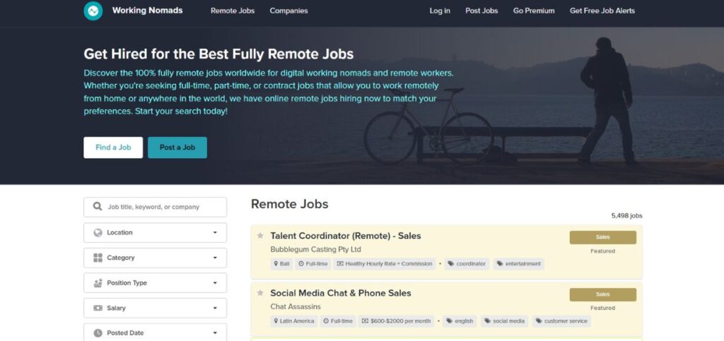 Working Nomads -Staffing Agencies for Remote Jobs in USA