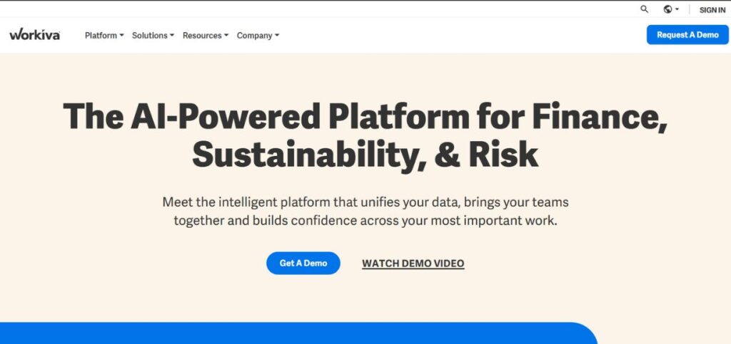 Workiva-AI Tools for Financial Research