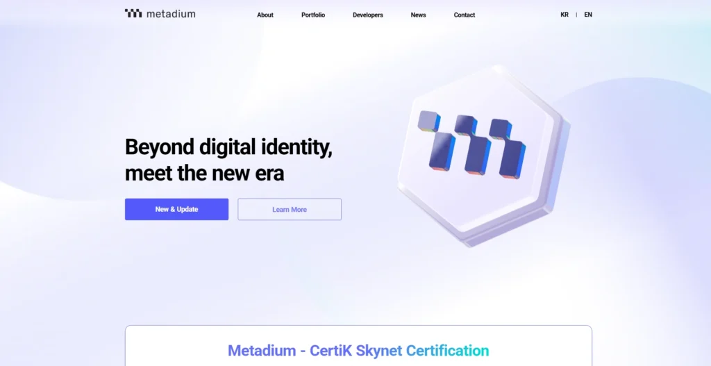 Metadium-Blockchain Identity Management Companies
