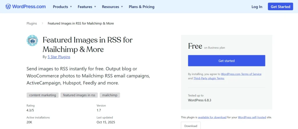 Featured Images in RSS for Mailchimp & More - WordPress RSS Feed Plugin