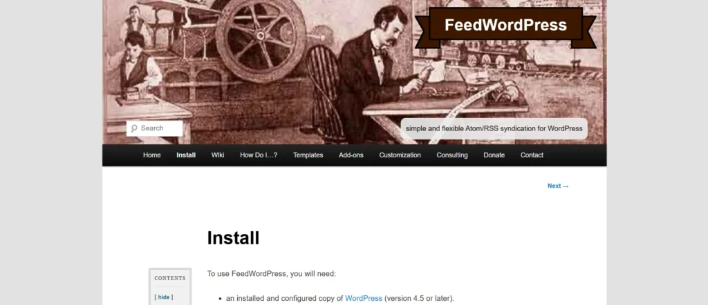 FeedWordPress - WordPress RSS Feed Plugin