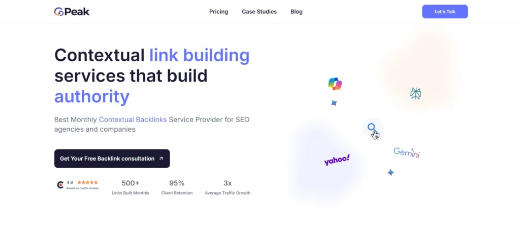 SaaS Link Building Agency - Gopeak.io