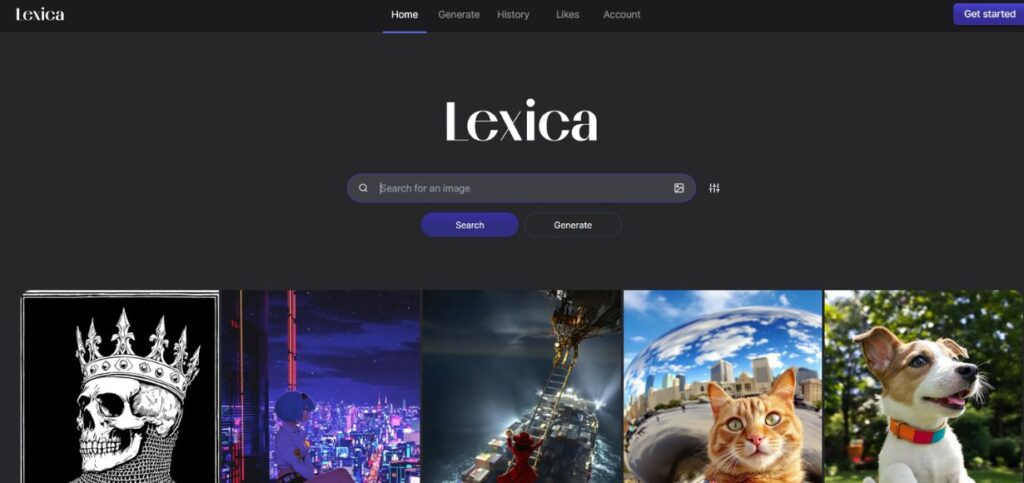 Lexica Art-AI Tools for Marketing