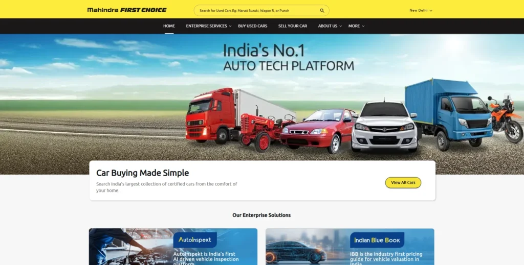 Mahindra First Choice Services-Automotive Franchise To Consider in India