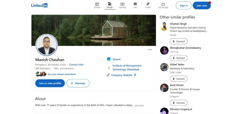 Manish Chauhan-SEO Experts in India