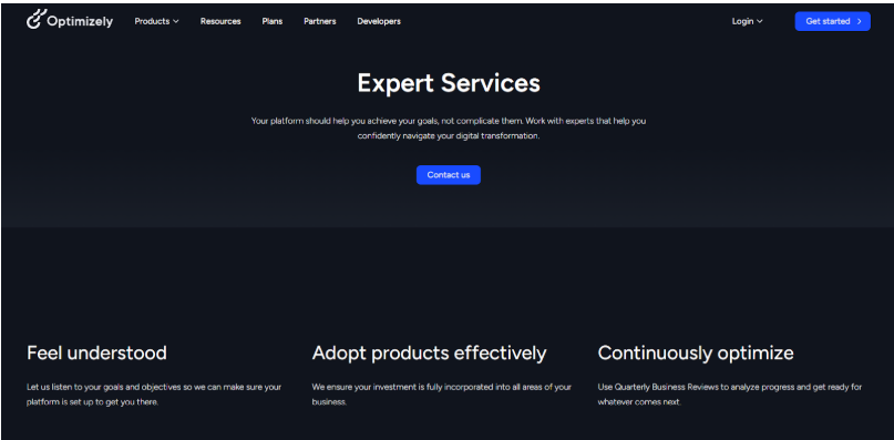 Optimizely Professional Services - A/B Testing Agencies