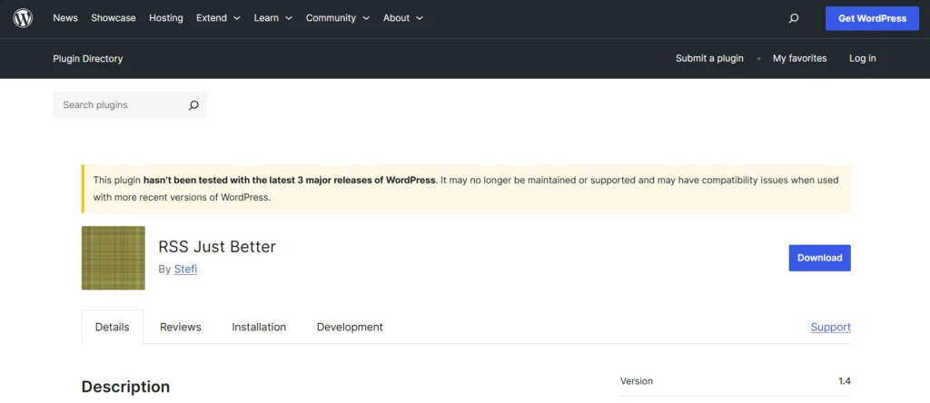 RSS Just Better - WordPress RSS Feed Plugin