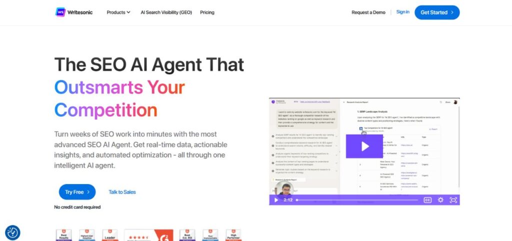 SEO AI Agent by Writesonic-SE Ranking Alternatives