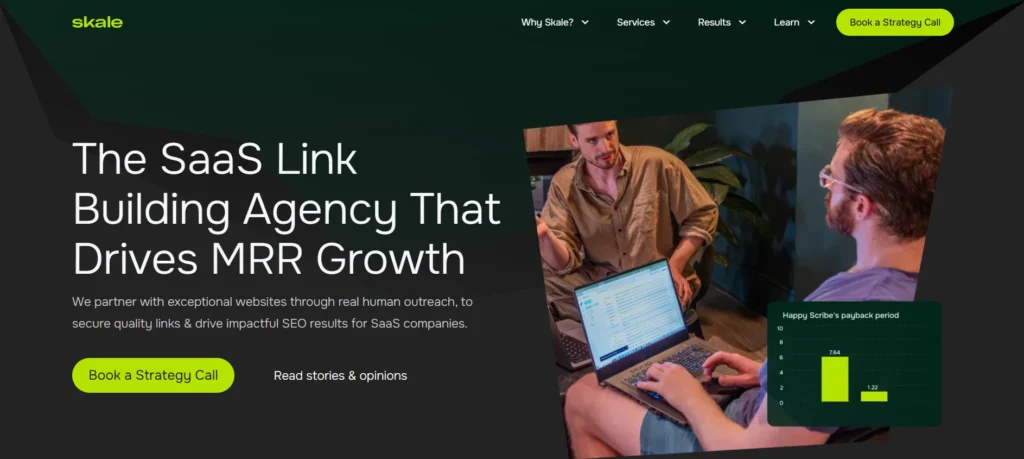 SaaS Link Building Agency - Skale