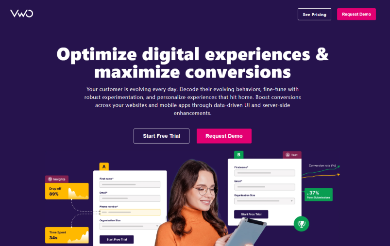 VWO Services - A/B Testing Agencies