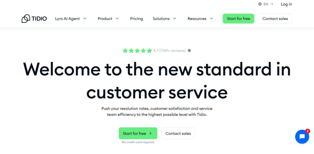 chatbot-builder-tidio-Chatbot Tools for E-commerce