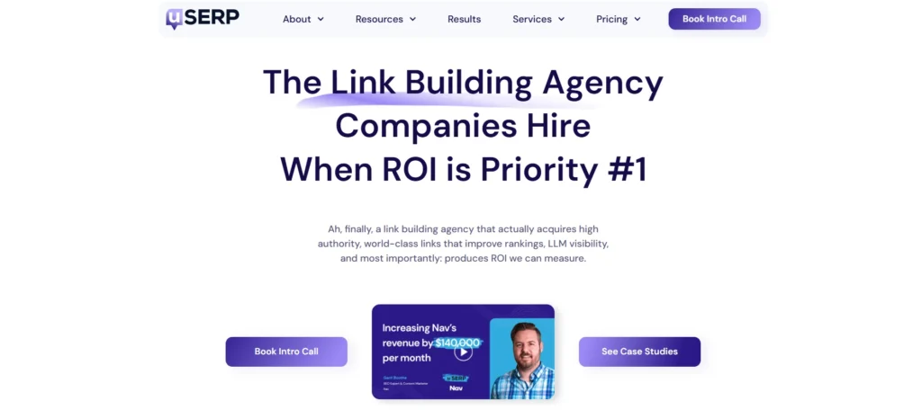 SaaS Link Building Agency - uSERP