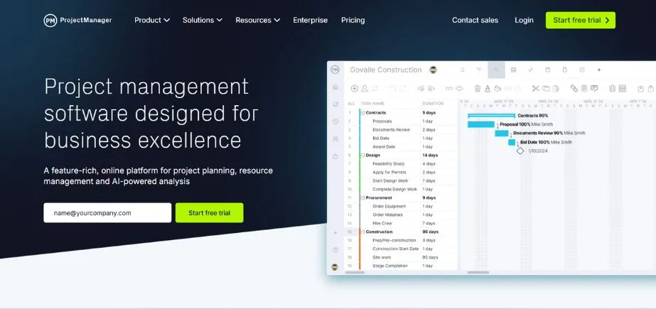 ProjectManager - Asana Alternatives