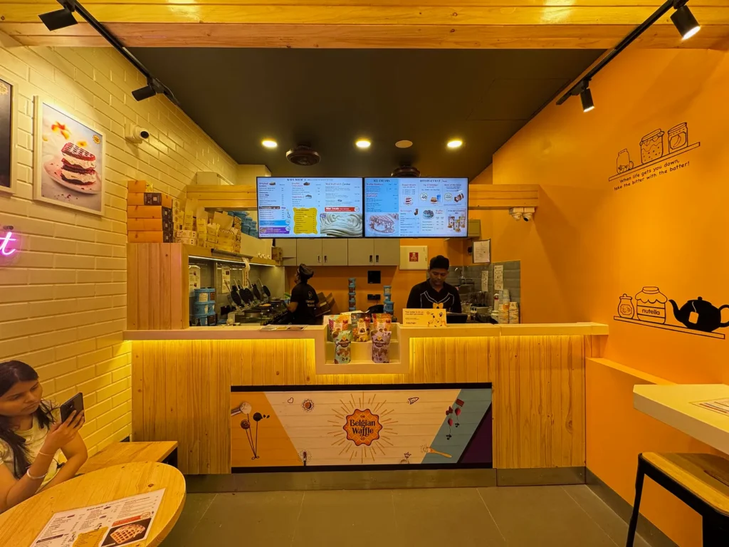 belgian waffle franchise cost