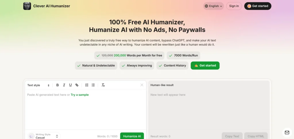 AI Text Humanizer: Clever AI Humanizer