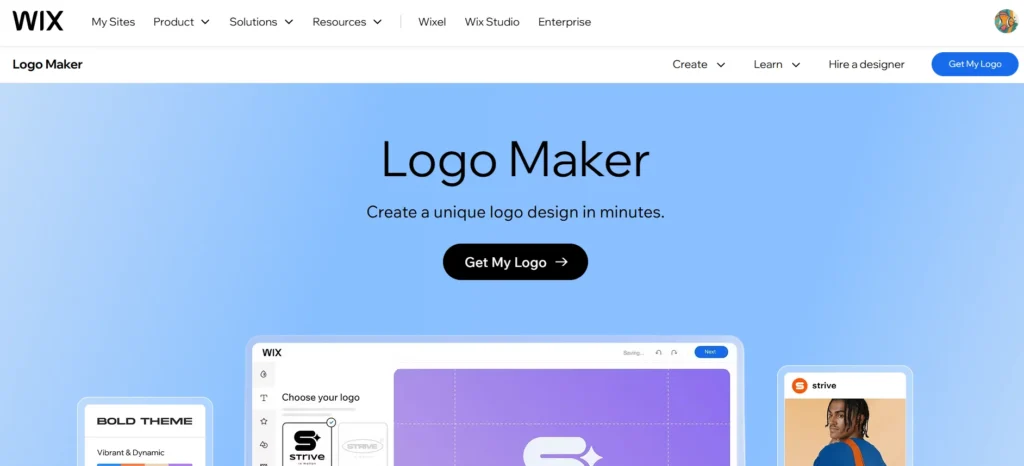 AI-Powered Logo Tool - Wix Logo Maker