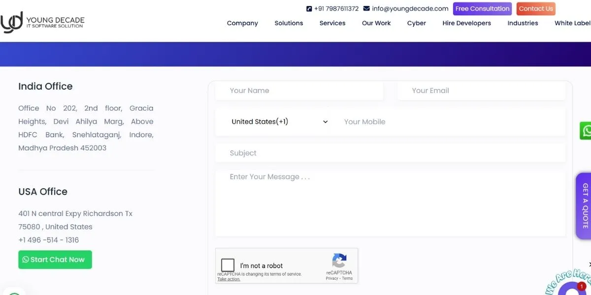 young decade - IT Companies in Indore