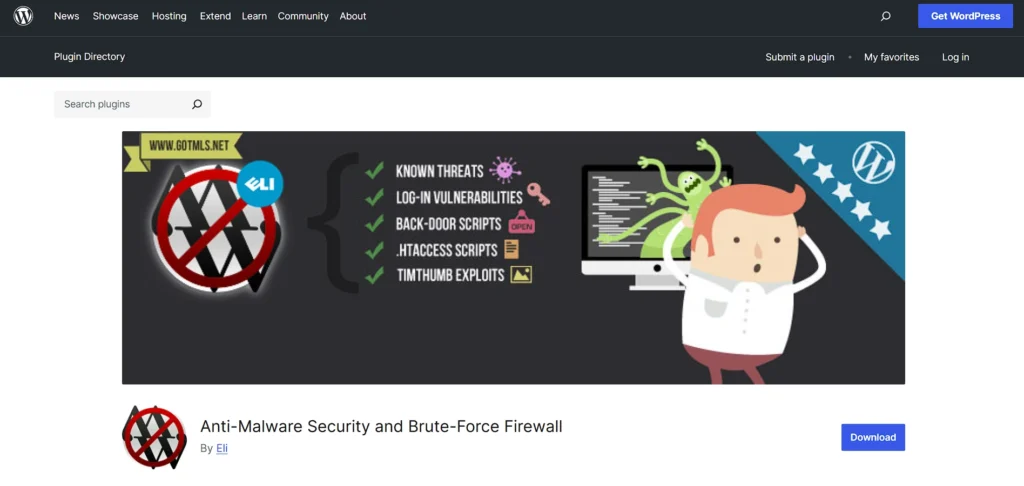 Website Vulnerability Scanner - Anti-Malware Security and Brute-Force Firewall
