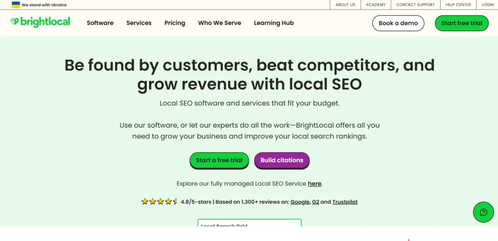BrightLocal - White Label SEO Audit Tool