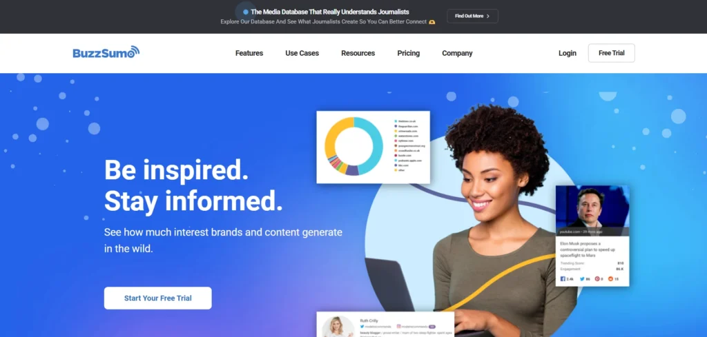 Social Media Monitoring Software - BuzzSumo