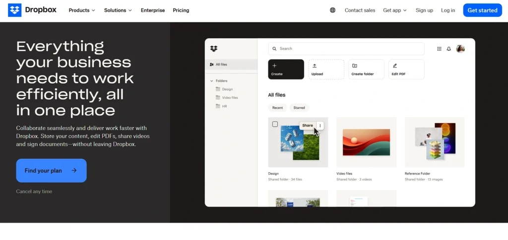 Document Control Software - Dropbox Business
