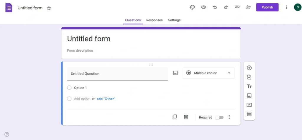 Data Entry Software - Google Forms