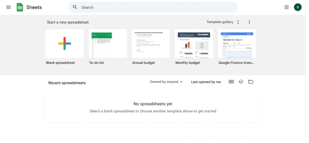 Data Entry Software - Google Sheets