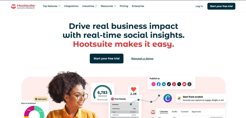 Social Media Monitoring Software - Hootsuite