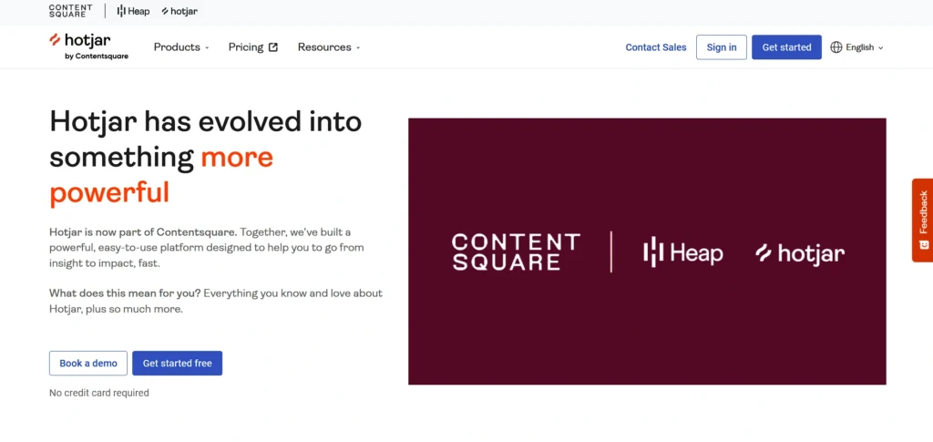 web optimization software solution - Hotjar