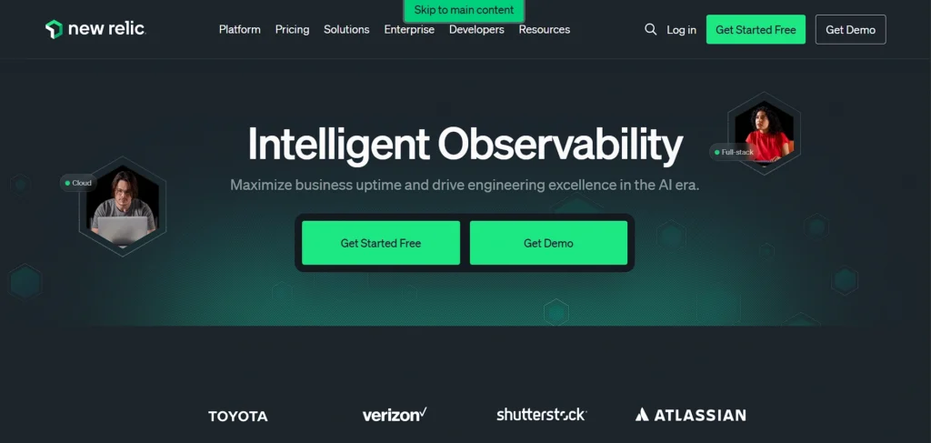 web optimization software solution - New Relic
