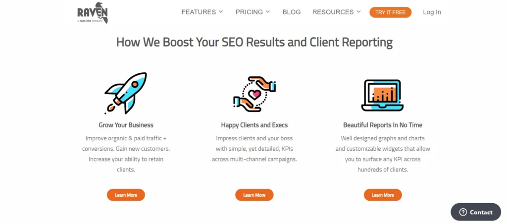 Raven Tools - White Label SEO Audit Tool