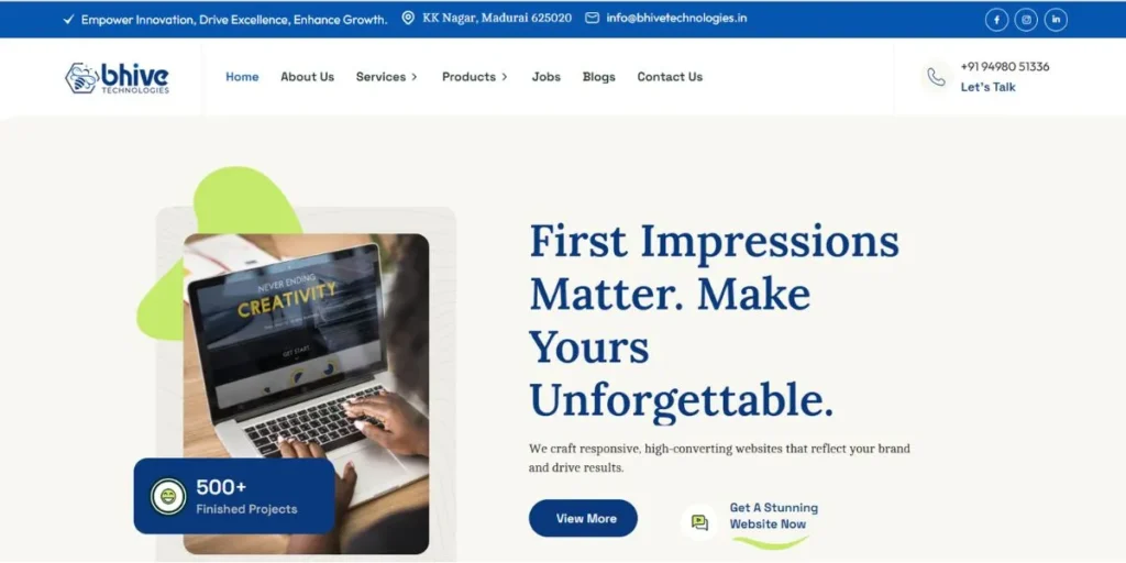 Web Design Companies in Madurai