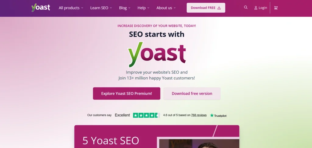 web optimization software solution - Yoast SEO