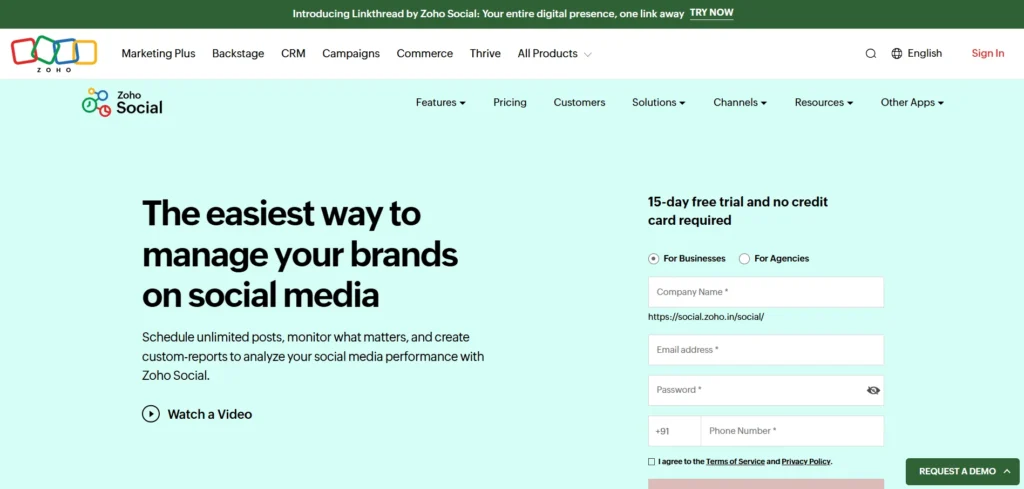 Social Media Monitoring Software - Zoho Social